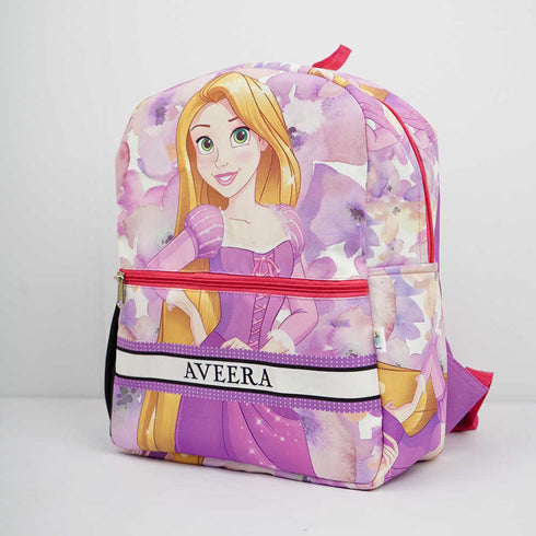 Personalised Floral Printed Kids Bagpack Combo Gift Set